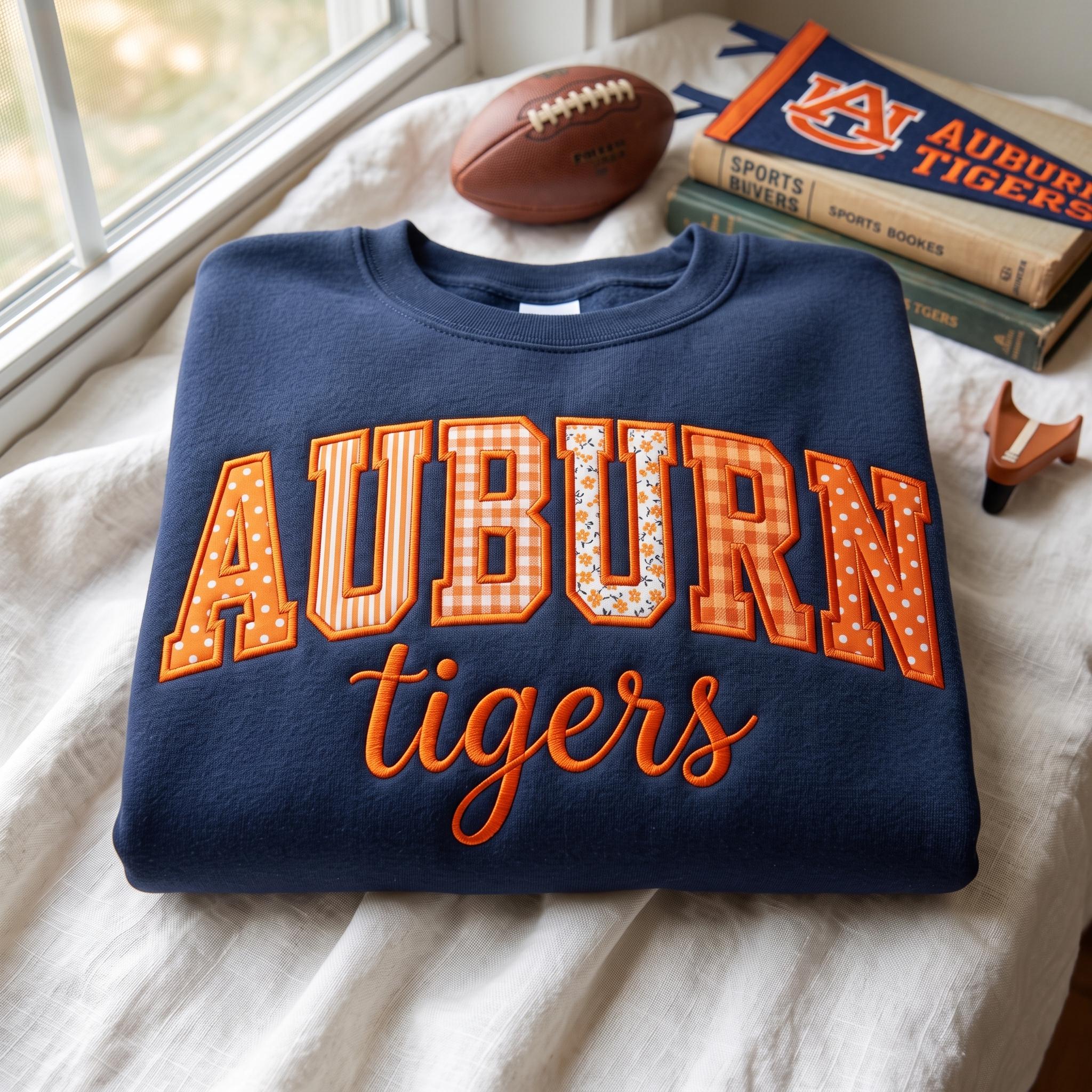 Personalized Name Appliqué Embroidered Sweatshirt