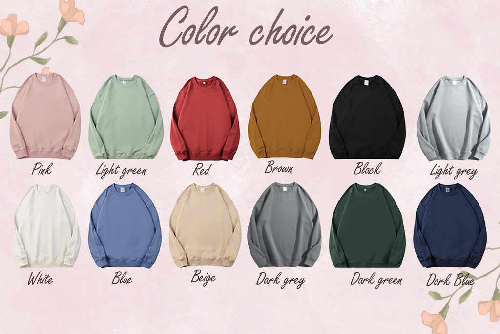 Personalized Pet Portrait Embroidered Sweatshirt
